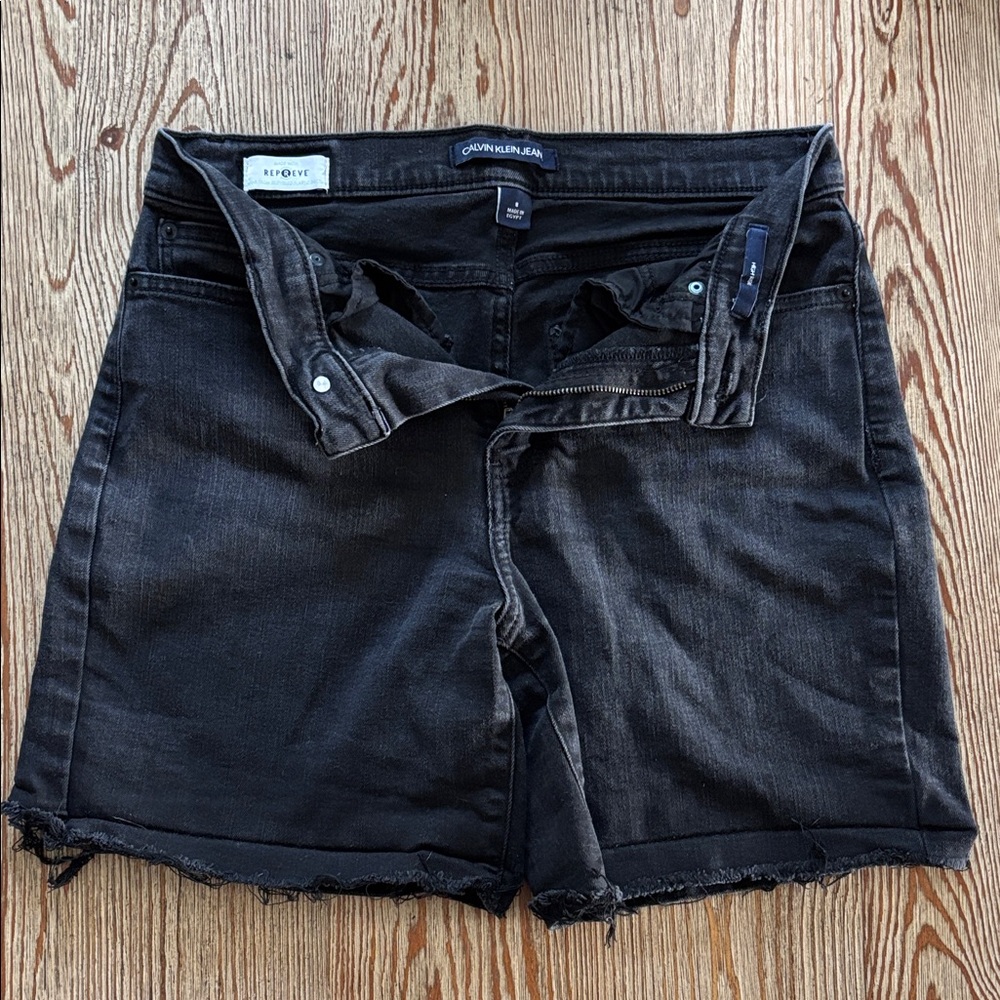 Calvin Klein Jean Women's Black Denim Shorts